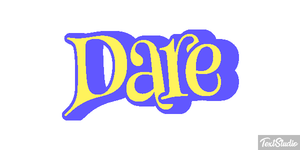Dare Text effect