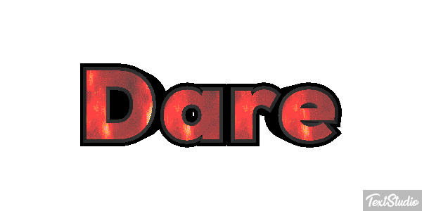 Dare Text effect