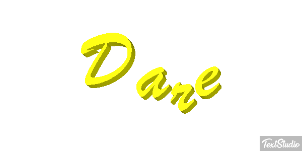 Dare Text effect
