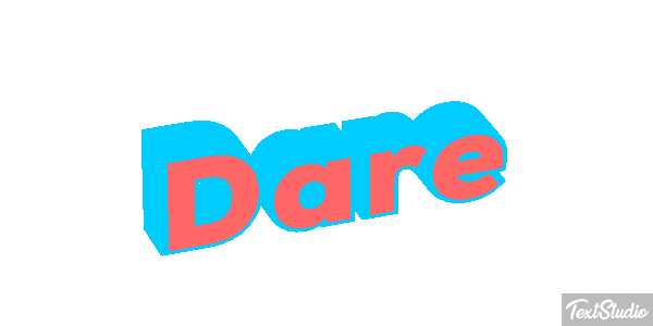 Dare Text effect