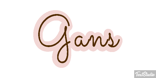 Gans Text effect