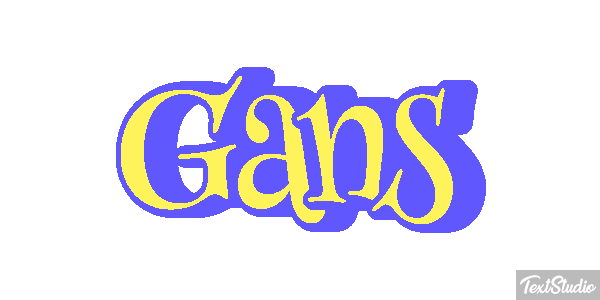 Gans Text effect