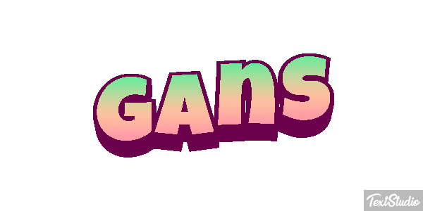 Gans Text effect