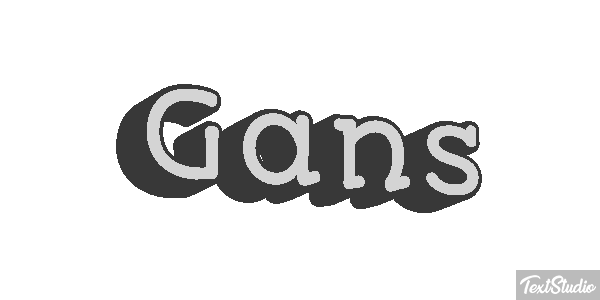 Gans Text effect