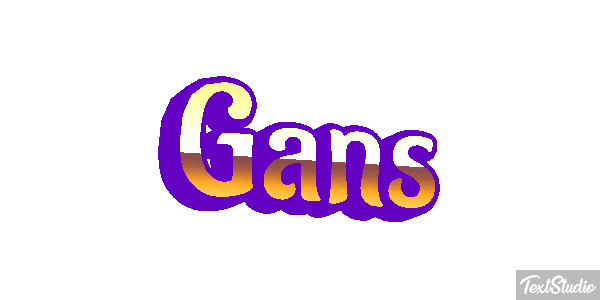 Gans Text effect