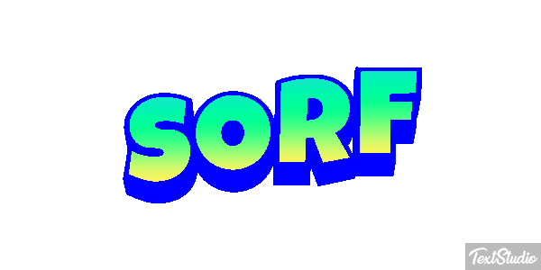 Sörf Efecto de texto