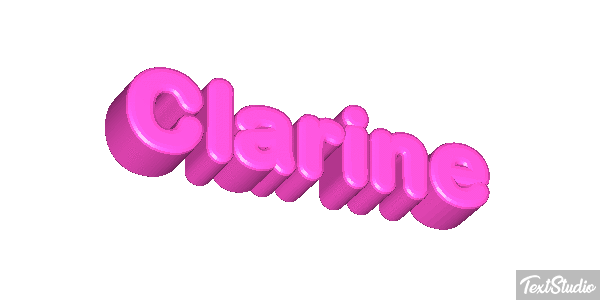 Clarine Texteffekt
