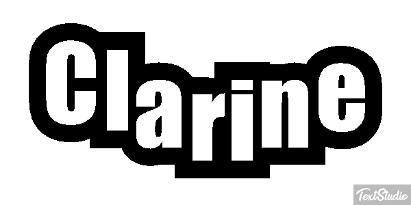 Clarine Texteffekt