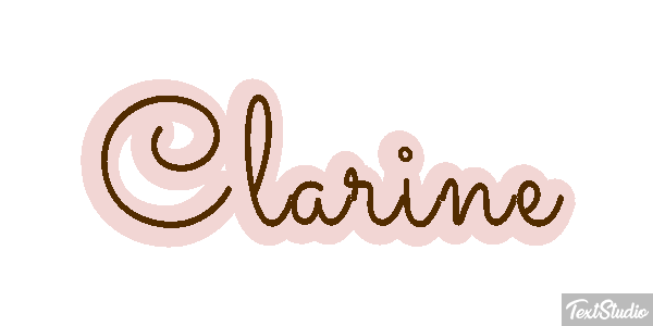 Clarine Texteffekt