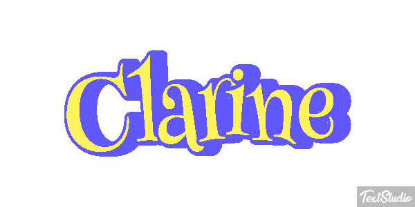 Clarine Texteffekt