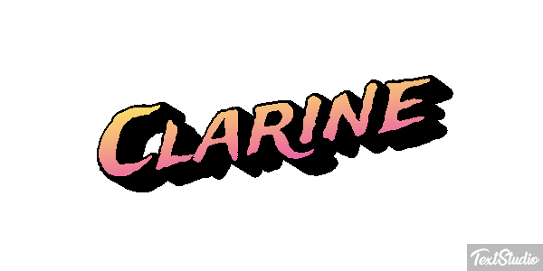Clarine Texteffekt