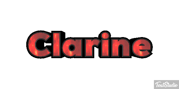 Clarine Texteffekt