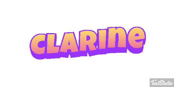 Clarine Texteffekt