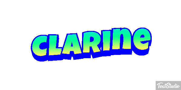 Clarine Texteffekt