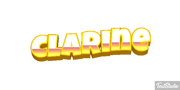 Clarine Texteffekt