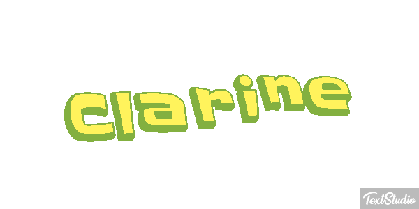Clarine Texteffekt