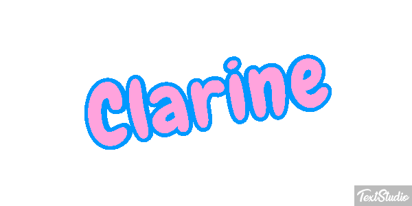 Clarine Texteffekt