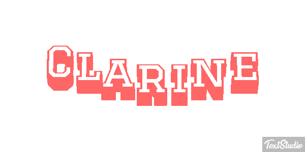 Clarine Texteffekt