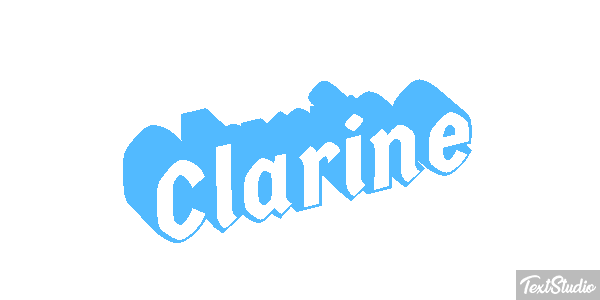 Clarine Texteffekt