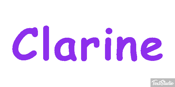 Clarine Texteffekt