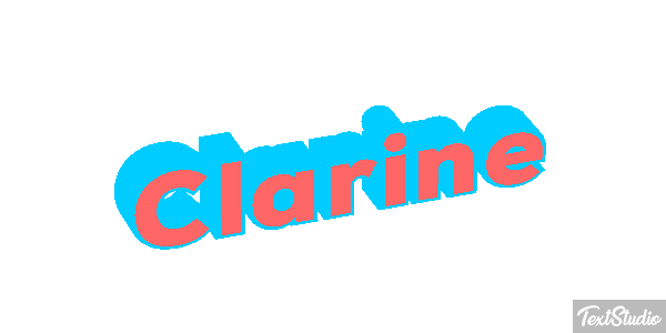 Clarine Texteffekt