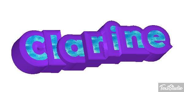 Clarine Texteffekt