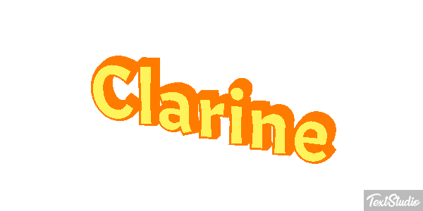 Clarine Texteffekt