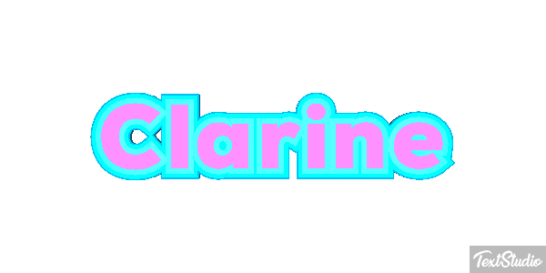 Clarine Texteffekt