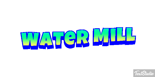 Water Mill Efekt tekstowy