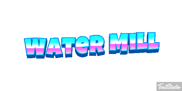 Water Mill Efekt tekstowy