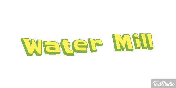 Water Mill Efekt tekstowy