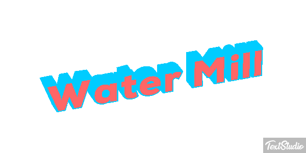 Water Mill Efekt tekstowy