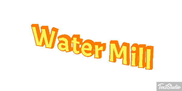 Water Mill Efekt tekstowy
