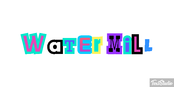 Water Mill Efekt tekstowy