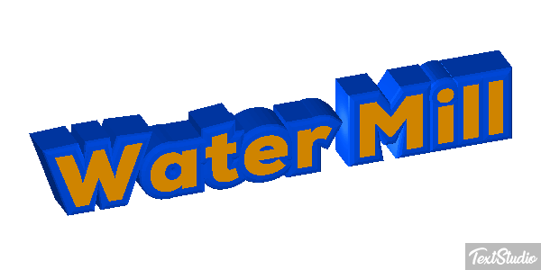 Water Mill Efekt tekstowy