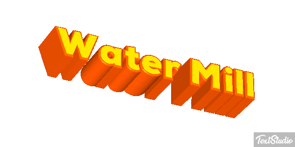 Water Mill Efekt tekstowy