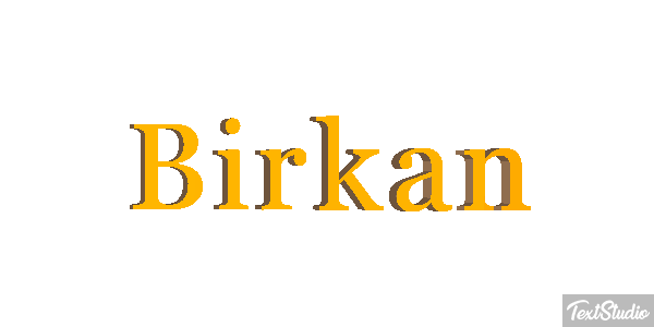 Birkan Effet de texte