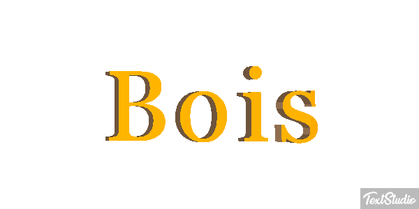 Bois Texteffekt