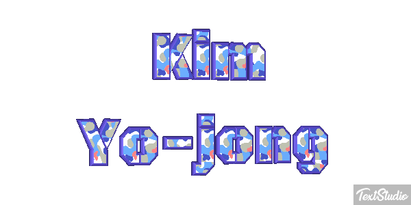 Kim Yo-jong Text effect