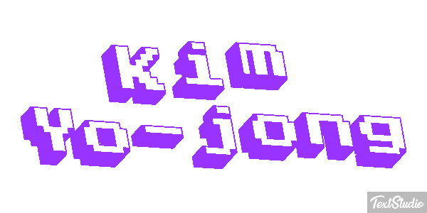 Kim Yo-jong Text effect