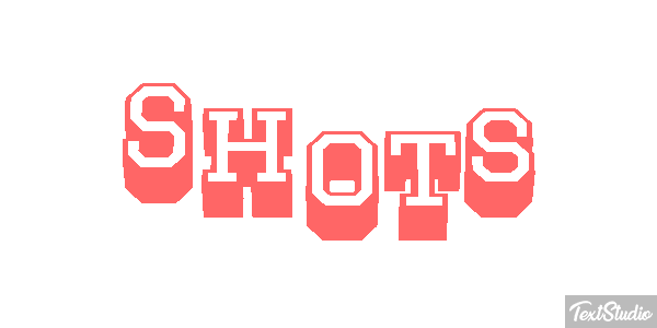 Shots Text effect