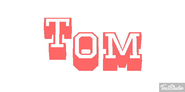 Tom Efeito do texto