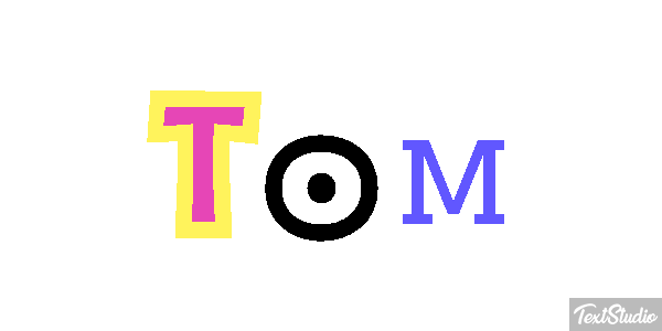 Tom Efeito do texto