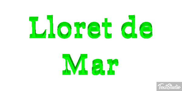 Lloret de Mar Efekt tekstowy