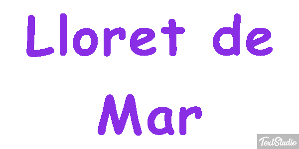 Lloret de Mar Efekt tekstowy