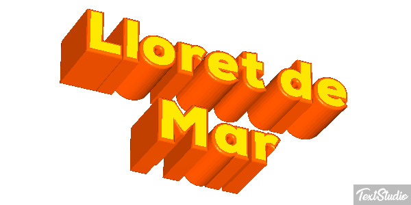 Lloret de Mar Efekt tekstowy