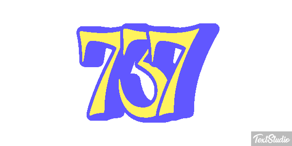 737 Текстовый эффект