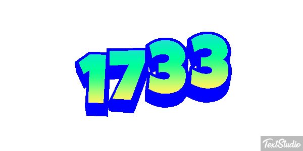 1733 Efekt tekstowy