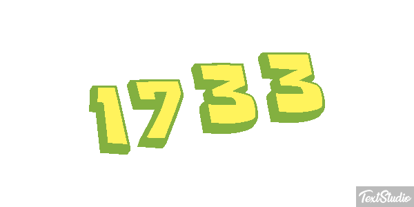 1733 Efekt tekstowy