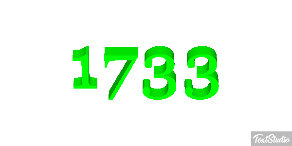 1733 Efekt tekstowy